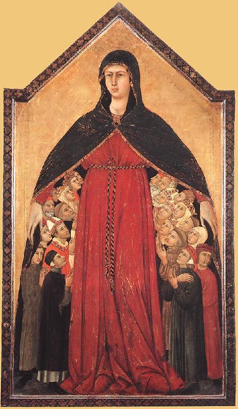 Simone Martini Madonna of Mercy oil painting image